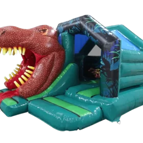 3D Dino Bounce and Slide Bouncy Castle For Hire