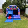 Blue Party Time Bouncy Castle with Slide