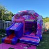 Pink Party Time Bouncy Castle with Slide