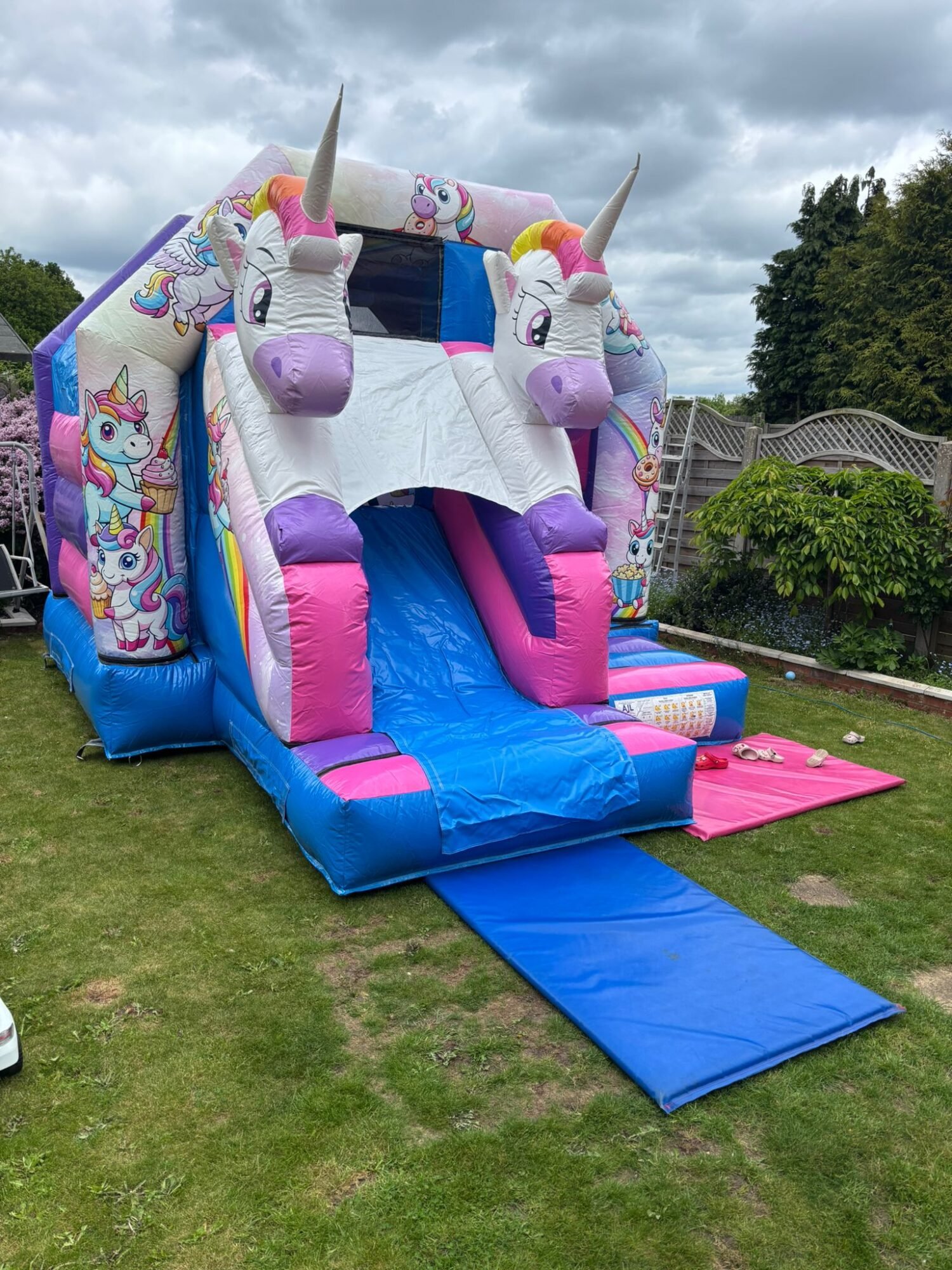 Unicorn Bounce and Slide back side