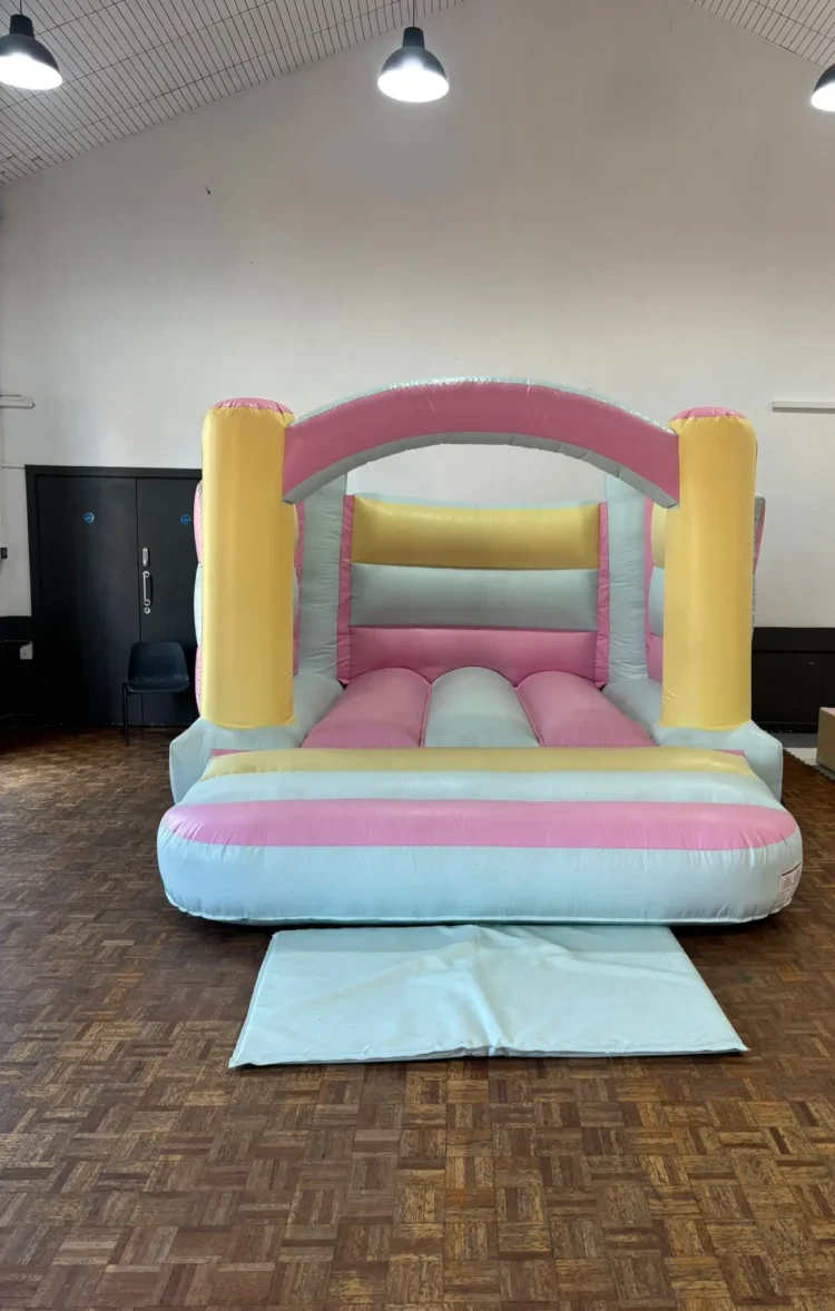 Pastel bouncy castle